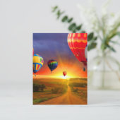 Heißluftballonbild Postkarte (Stehend Vorderseite)