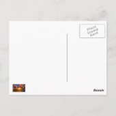 Heißluftballonbild Postkarte (Rückseite)