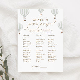 Heißluftballondusche Was steckt in deinem Handspie Einladung