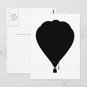 Heißluftballonentwurf Postkarte (Vorne/Hinten)