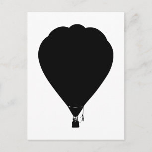 Heißluftballonentwurf Postkarte