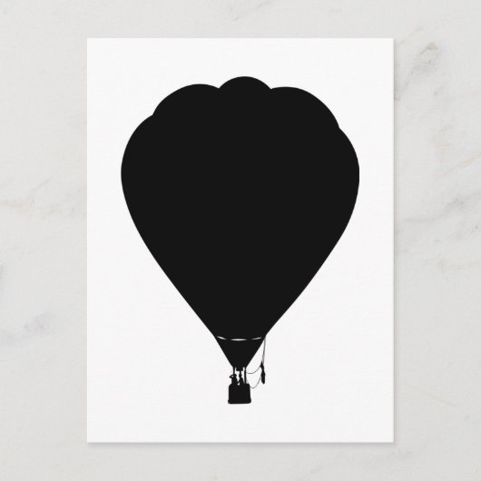 Heißluftballonentwurf Postkarte (Vorderseite)