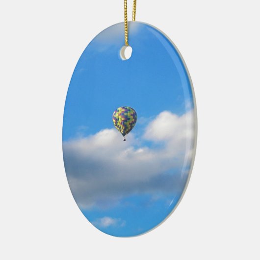 Heißluftballonfahrt II Keramikornament (Links)