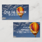 Heißluftballonfahrten Visitenkarte (Vorne/Hinten)