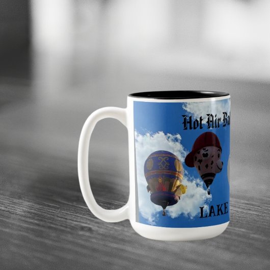 Heißluftballonfestival 2024 zweifarbige tasse