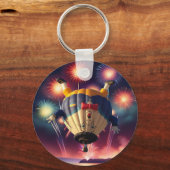 Heissluftballonfestival Schlüsselanhänger (Vorderseite)
