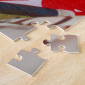 Heißluftballonflug über Bad. Puzzle (Seite)