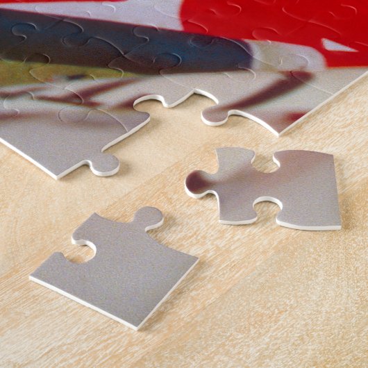 Heißluftballonflug über Bad. Puzzle (Seite)