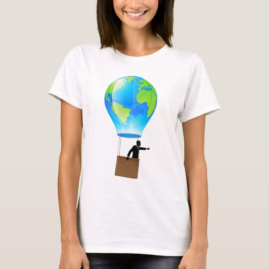 Heißluftballonkugel T-Shirt (Vorderseite)