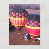 Heißluftballons 6 postkarte (Vorderseite)