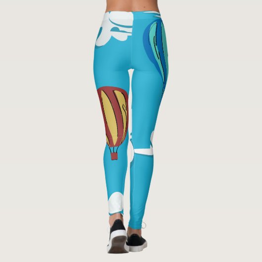 Heißluftballons auf Leggings (Rückseite)