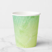 Heißluftballons aus Steampunk mit Schiff Green Pappbecher (Rückseite)