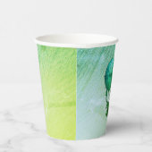 Heißluftballons aus Steampunk mit Schiff Green Pappbecher (Rechts)