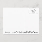 Heißluftballons, Ballonfeuer, Olathe, Kansas 2 Postkarte (Rückseite)