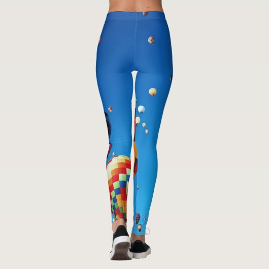 Heißluftballons Blue Sky Leggings (Rückseite)