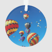 Heißluftballons Blue Sky Ornament (Rückseite)