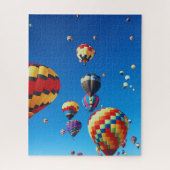 Heißluftballons Blue Sky Puzzle (Vertikal)