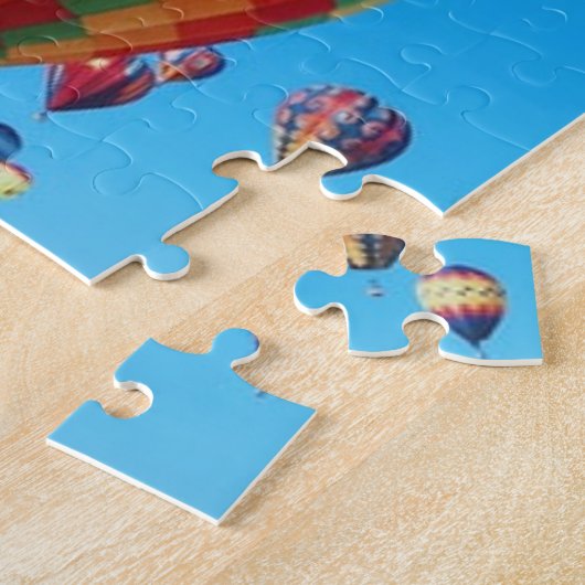 Heißluftballons Blue Sky Puzzle (Seite)