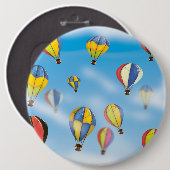 Heißluftballons Button (Vorne & Hinten)
