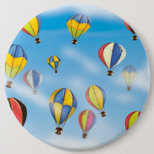 Heißluftballons Button (Vorderseite)