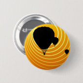 Heißluftballons Button (Vorne & Hinten)