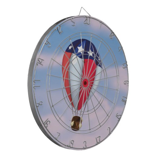 Heißluftballons Dartscheibe (Vorderseite Links)