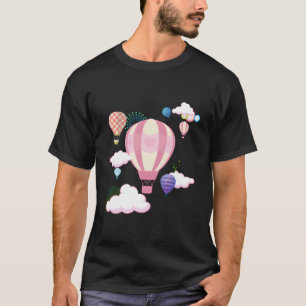 Heißluftballons der Himmel ist das Limit kreativer T-Shirt