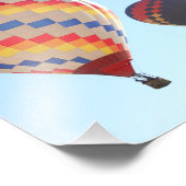 Heißluftballons drucken fotodruck (Ecke)