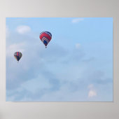 Heißluftballons Foto Poster (Vorne)