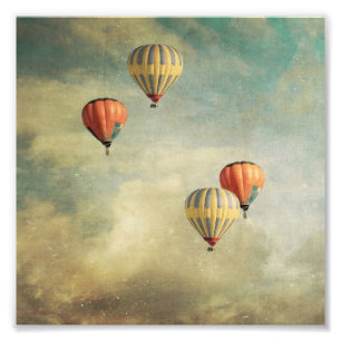 Heißluftballons Fotodruck