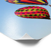 Heißluftballons Fotodruck (Ecke)