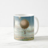Heißluftballons für den Vintagen Lufttransport, bi Kaffeetasse (VorderseiteRechts)