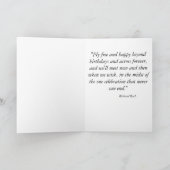 Heißluftballons Geburtstagskarte Karte (Innenseite)