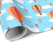 Heißluftballons Geschenkpapier (Rolleneckpunkt)