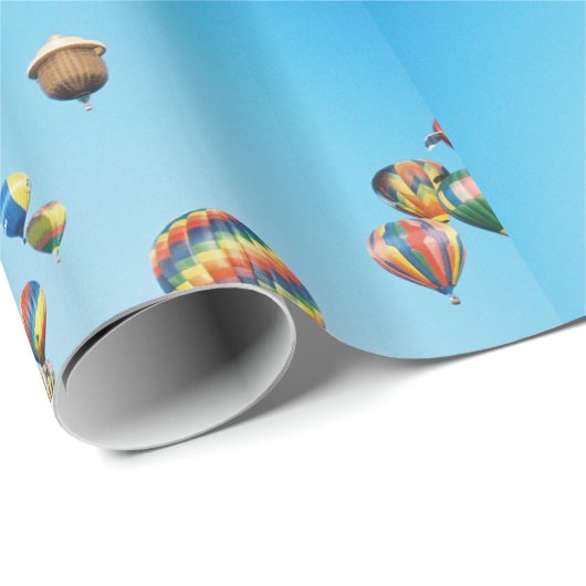Heißluftballons Geschenkpapier (Rolleneckpunkt)