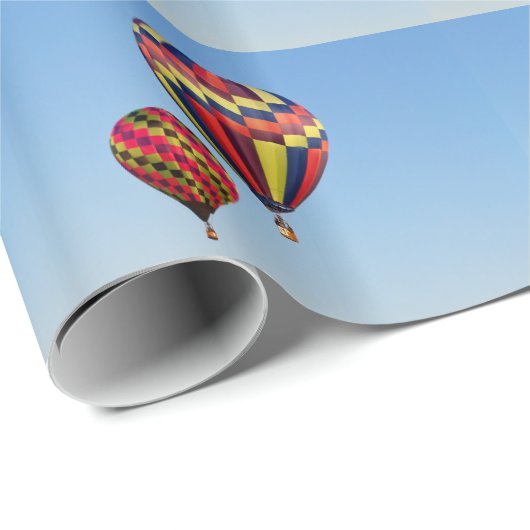 Heißluftballons Geschenkpapier (Rolleneckpunkt)