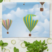 Heißluftballons Geschirrtuch (Gefaltet)