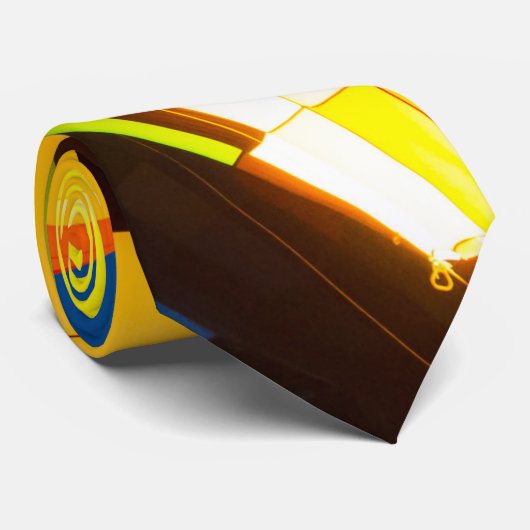 Heißluftballons Glow Neck Tie Krawatte (Gerollt)