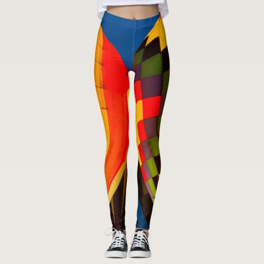 Heißluftballons glühen leggings (Vorderseite)
