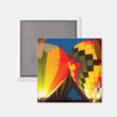 Heißluftballons glühen magnet (Vorderseite/Rückseite)