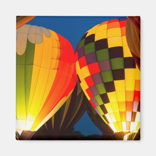 Heißluftballons glühen magnet (Vorne)