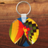 Heißluftballons glühen schlüsselanhänger (Vorderseite)