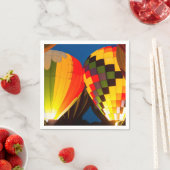 Heißluftballons glühen serviette (Beispiel)