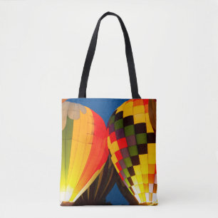 Heißluftballons glühen tasche