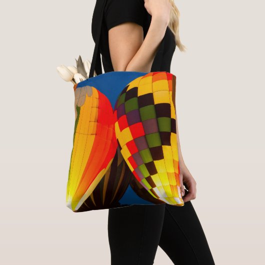 Heißluftballons glühen tasche (Von Nahem)