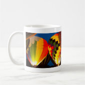 Heißluftballons glühende Kaffee-Tasse Kaffeetasse (Links)