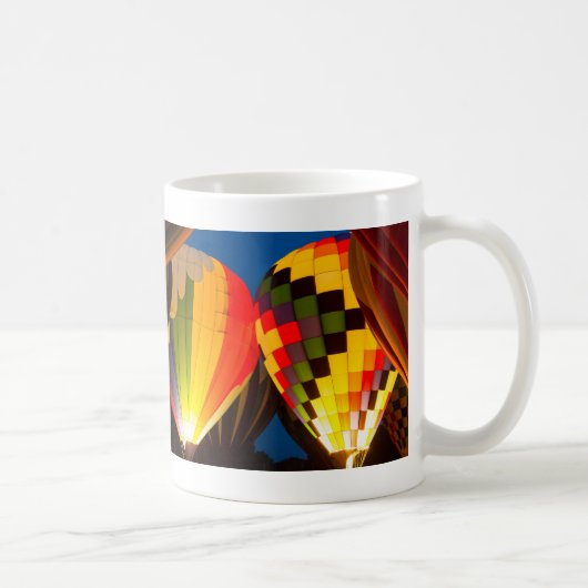 Heißluftballons glühende Kaffee-Tasse Kaffeetasse (Rechts)