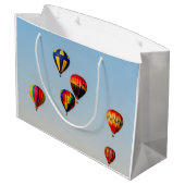 Heißluftballons Große Geschenktüte (Rückseite Schrägansicht)