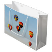 Heißluftballons Große Geschenktüte (Vorderseite Schrägansicht)