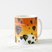 Heißluftballons im Flug Kaffeetasse (VorderseiteRechts)